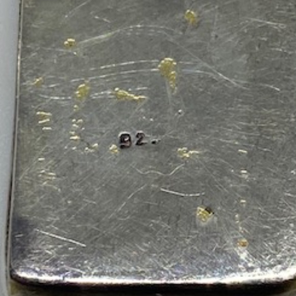 💋NWOT Sterling Basket Weave Blue Topaz Pendant - Picture 4 of 4